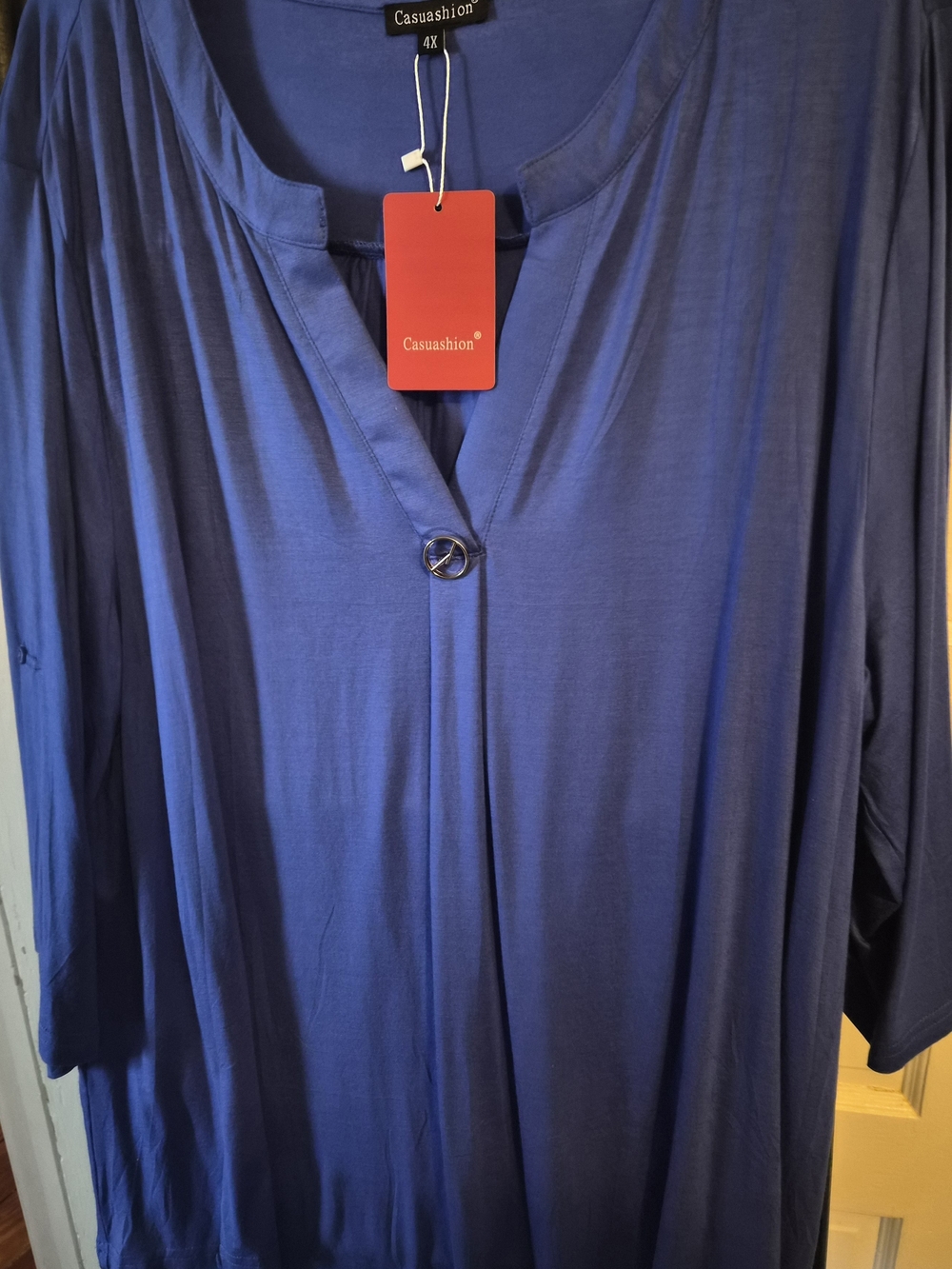 Women's Royal Blue Tunic Top